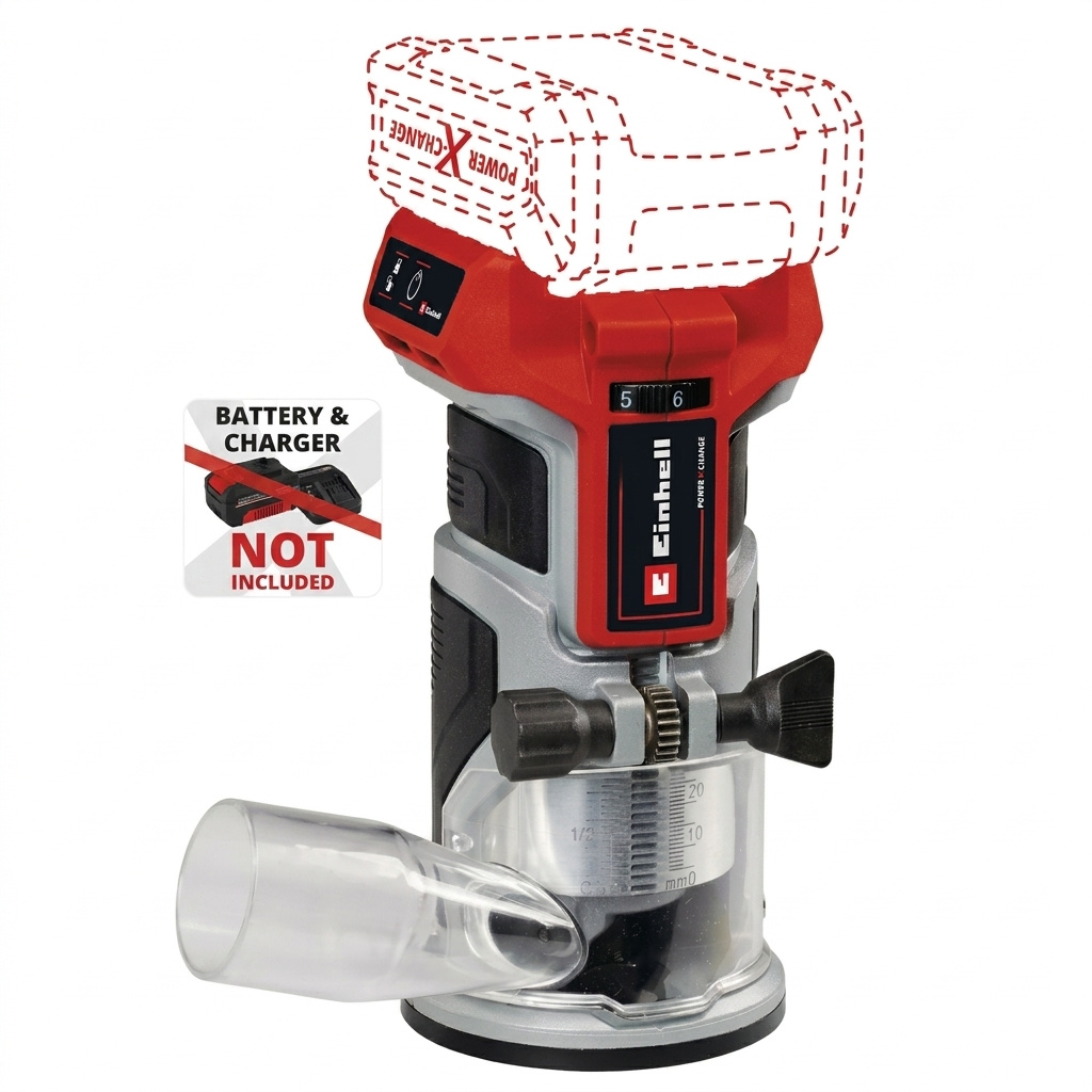 Einhell PROFESSIONAL เครื่องเซาะร่องไม้ไร้สาย TP-ET 18 Li BL (ตัวเปล่า)
